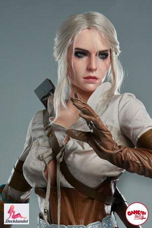 Ciri sexdocka 168 cm E-kupa silikon från märket Game Lady. Ciri har vitt hår och medeltida stil. Ciri är känd från The Witcher. Cosplay-sexdocka av högsta kvalitet.