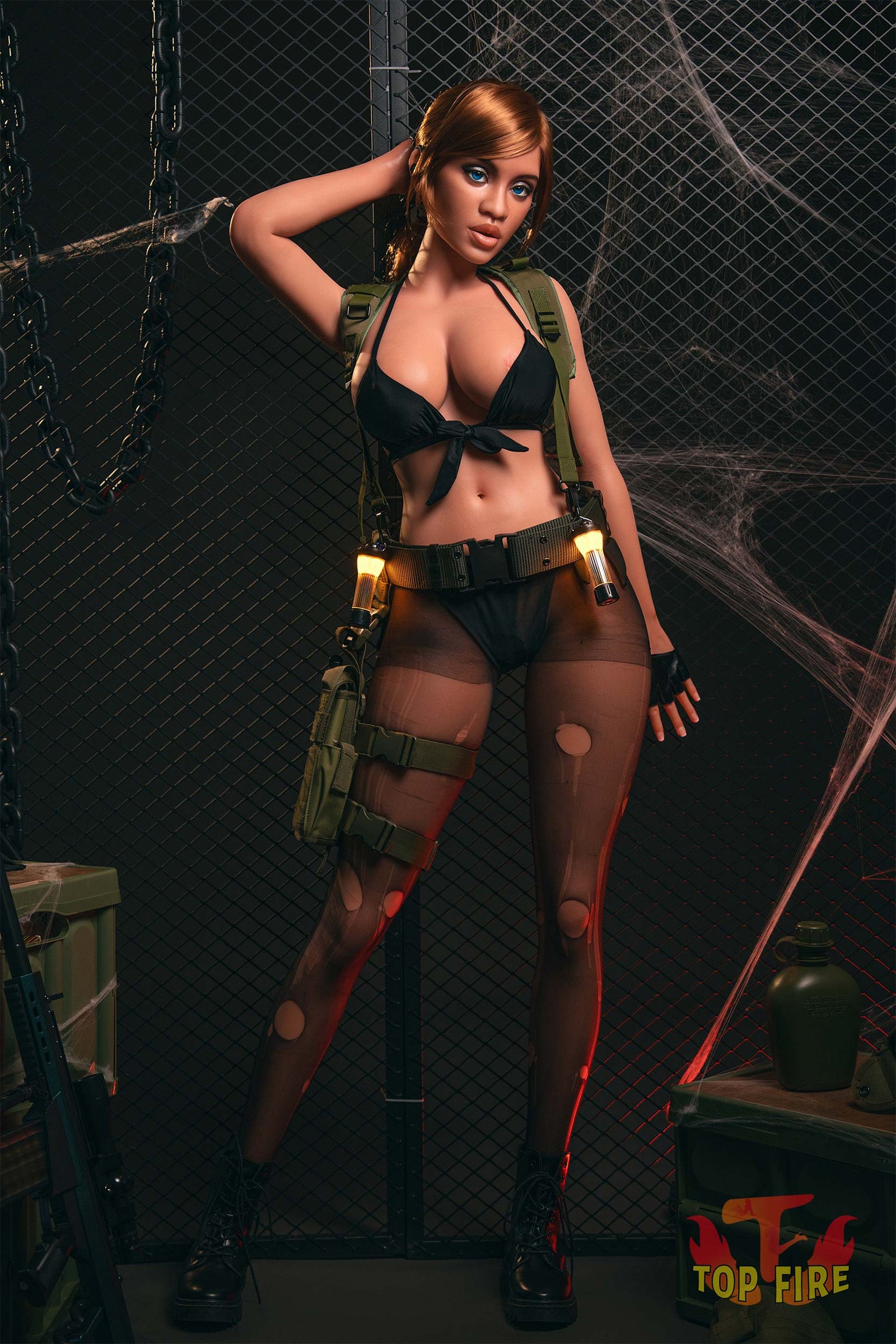 Hedy seksinukke (Top Fire Doll 163cm G-cup T04 silikoni)