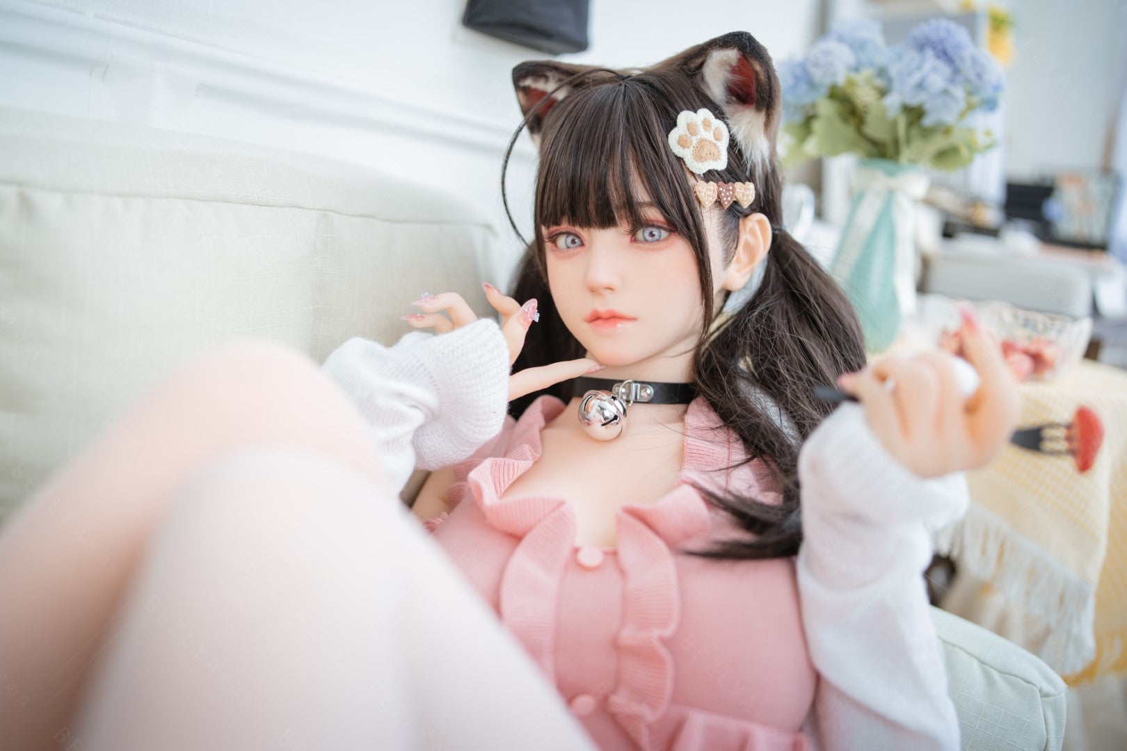 Kellokukka seksinukke (Bezlya Doll 155 cm f-cup 2,0 TPE+silikoni)
