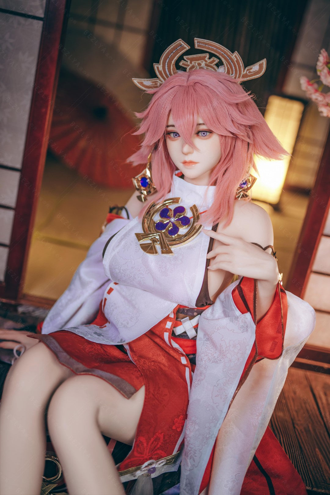 Yae Miko Sexdocka (Bezlya Doll 155cm E-kupa 2.2CF Silikon)