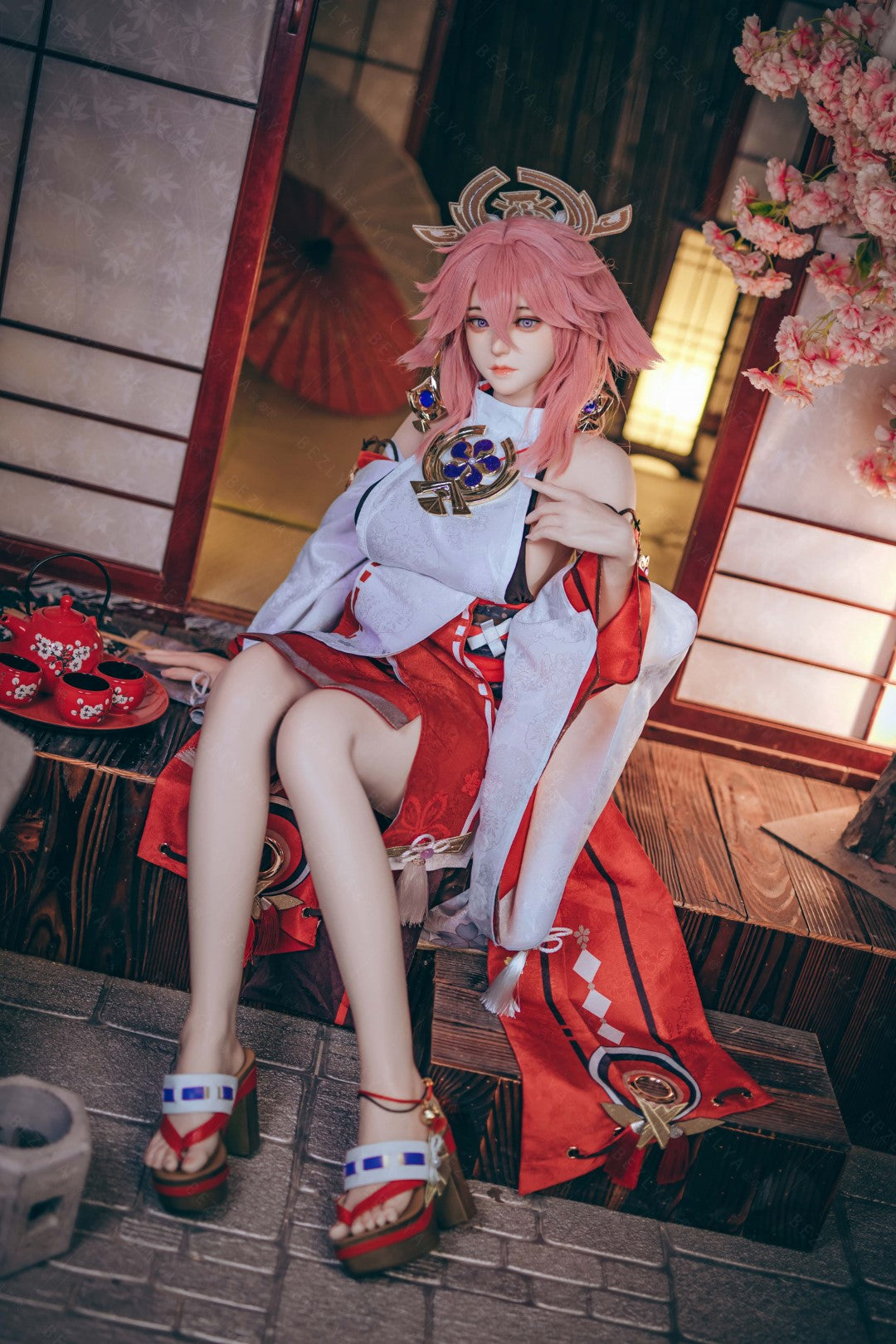 Yae Miko Sexdocka (Bezlya Doll 155cm E-kupa 2.2CF Silikon)