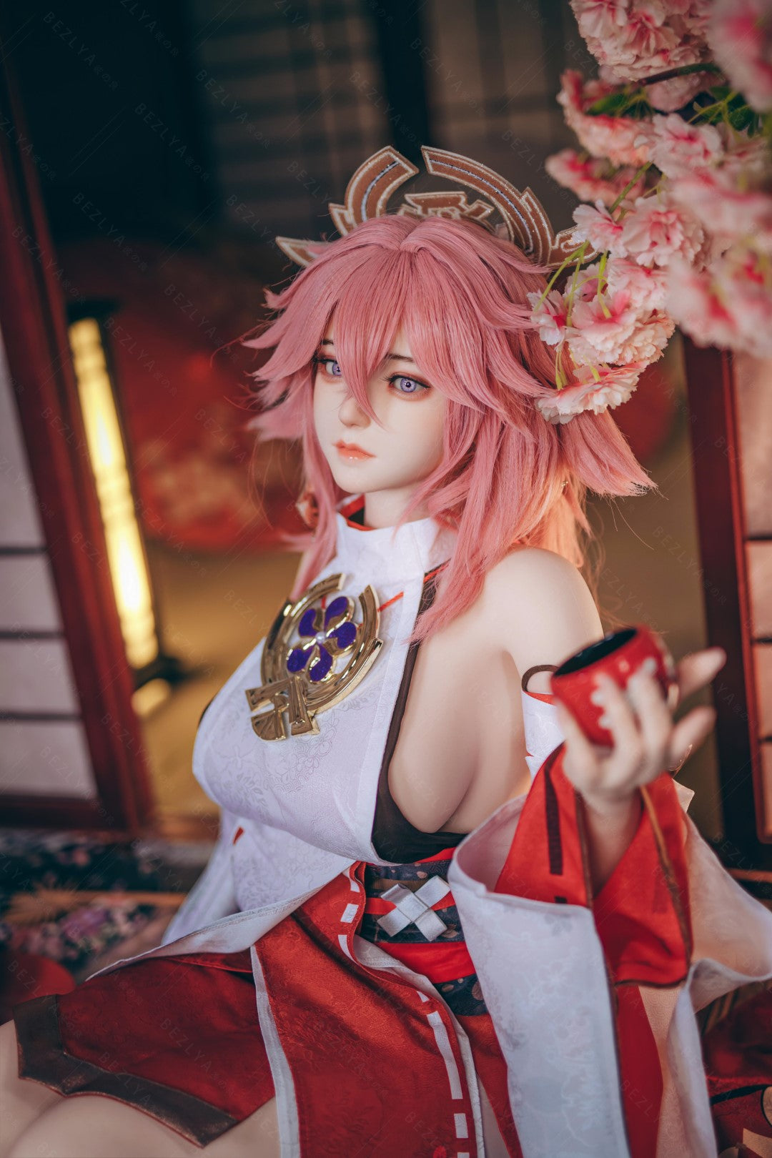 Yae Miko Sexdocka (Bezlya Doll 155cm E-kupa 2.2CF Silikon)