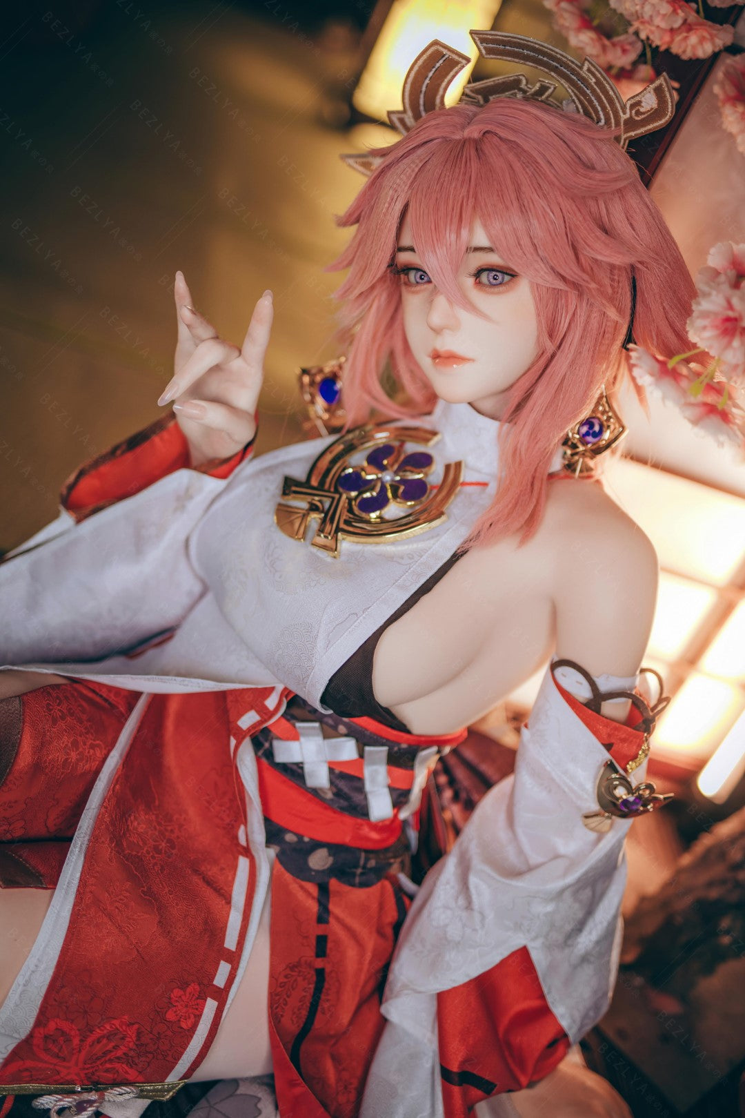 Yae Miko Sexdocka (Bezlya Doll 155cm E-kupa 2.2CF Silikon)