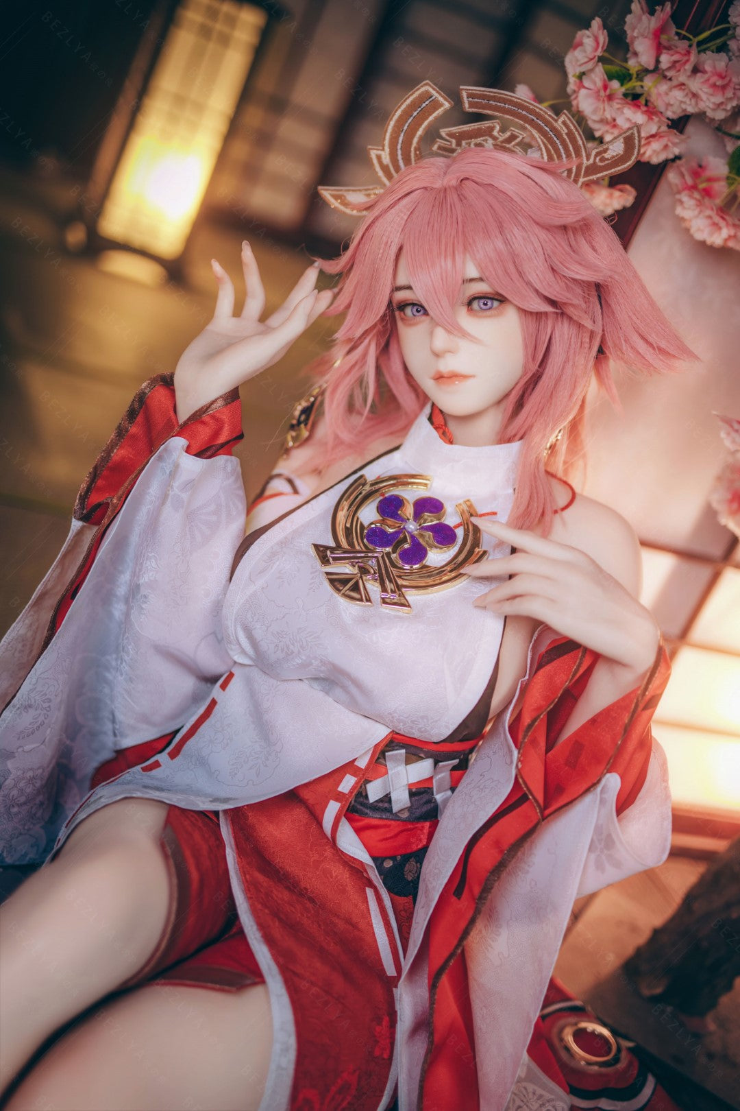 Yae Miko Sexdocka (Bezlya Doll 155cm E-kupa 2.2CF Silikon)