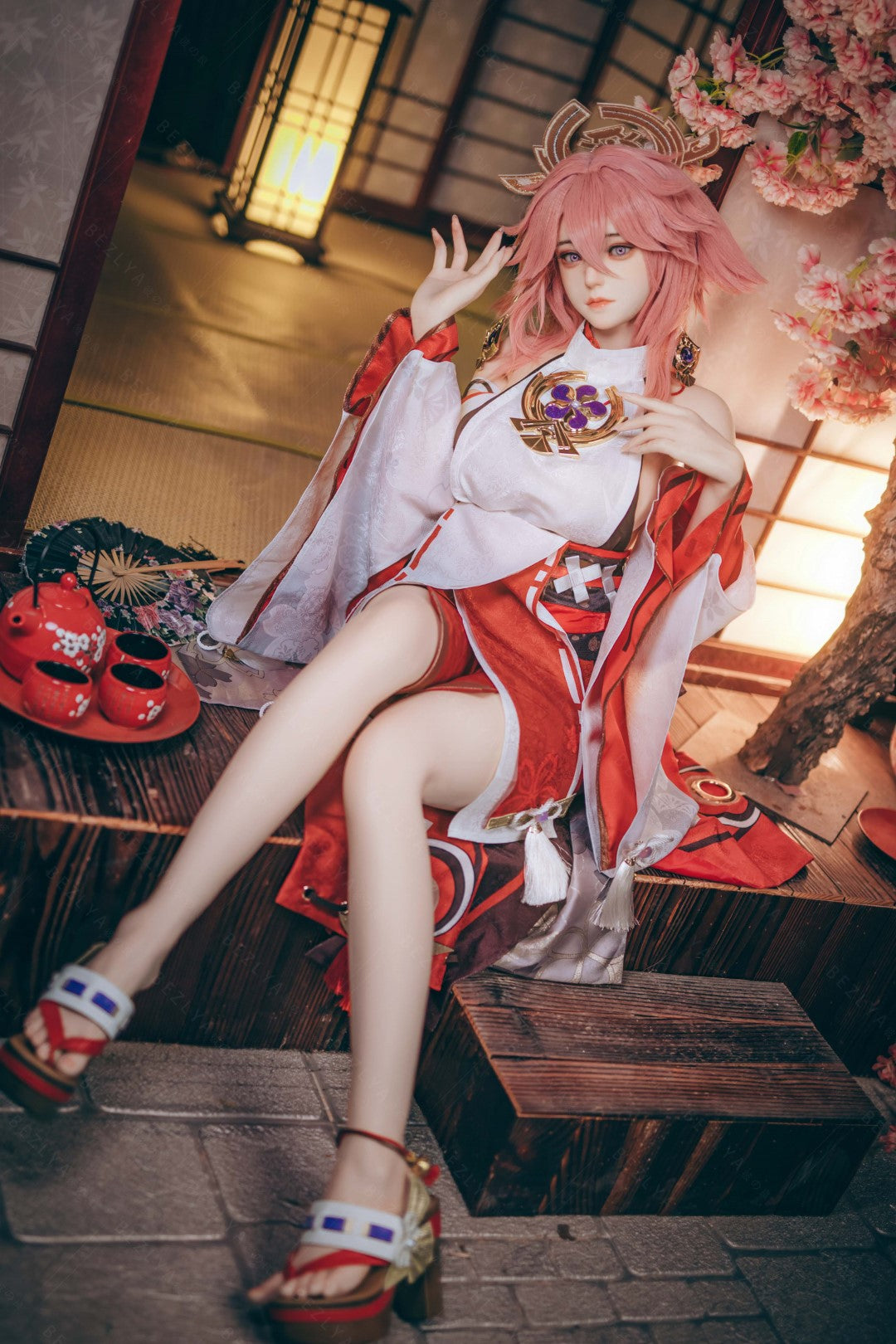 Yae Miko Sexdocka (Bezlya Doll 155cm E-kupa 2.2CF Silikon)