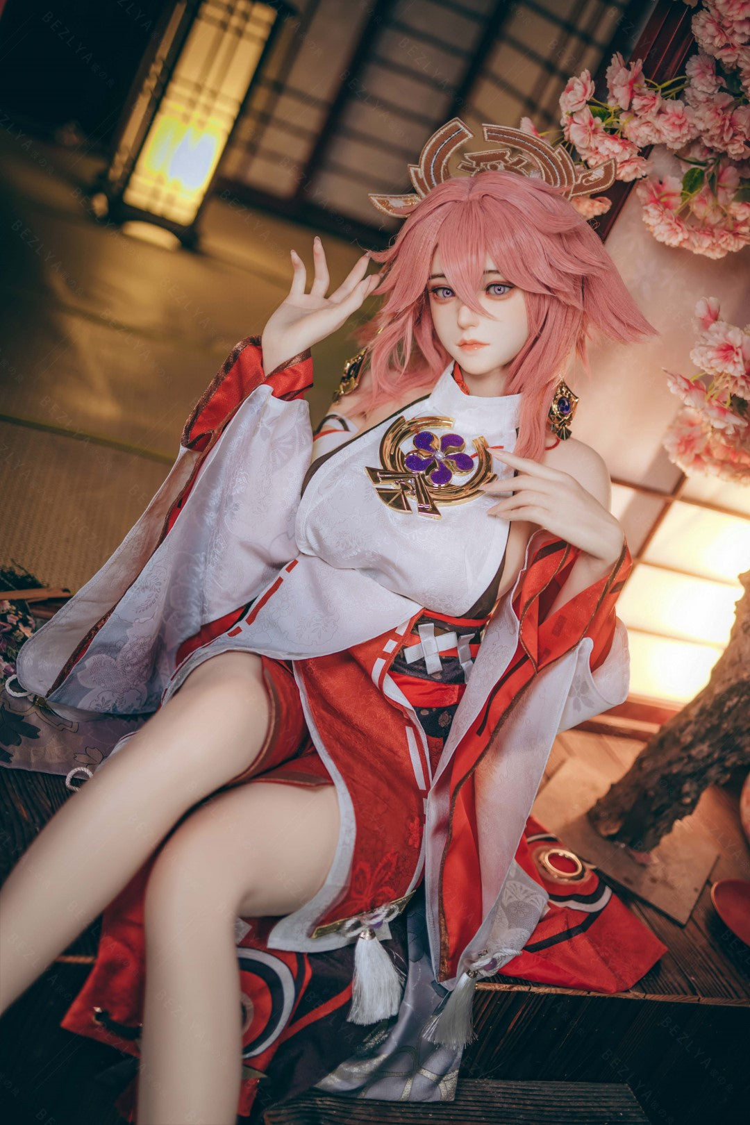 Yae Miko Sexdocka (Bezlya Doll 155cm E-kupa 2.2CF Silikon)