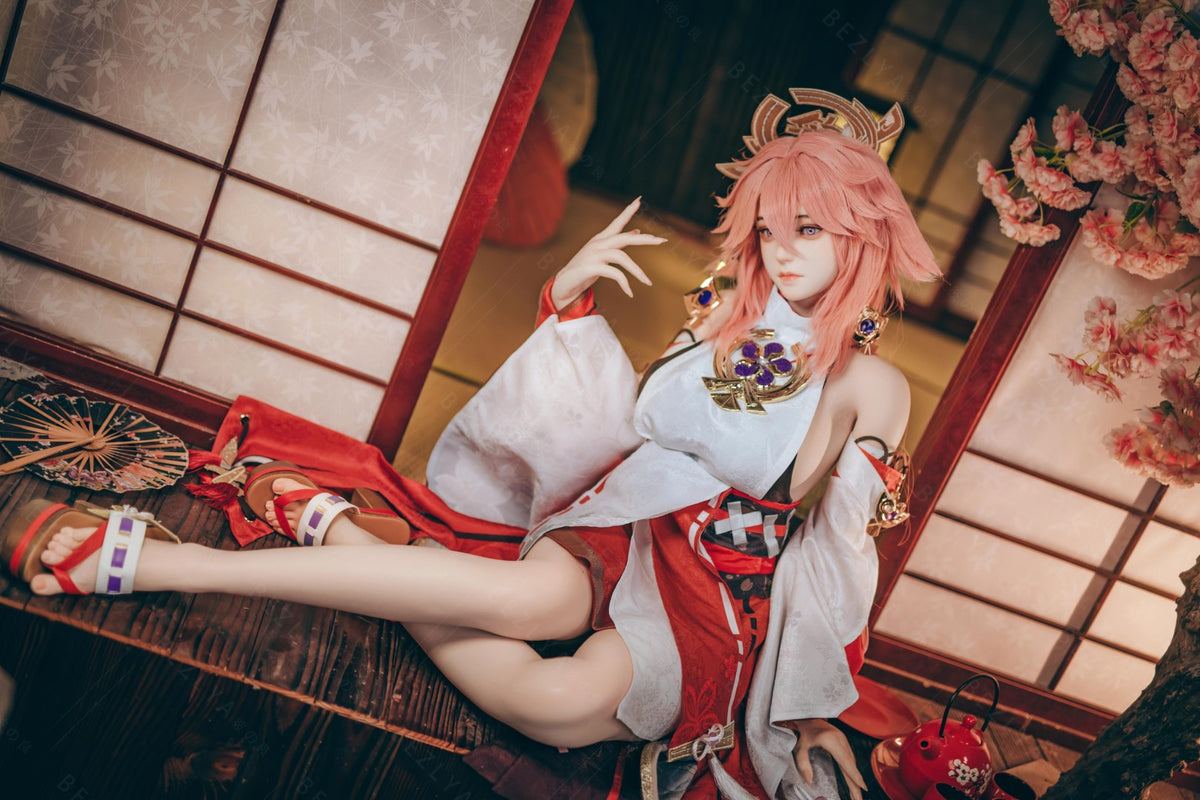 Yae Miko Sexdocka (Bezlya Doll 155cm E-kupa 2.2CF Silikon)