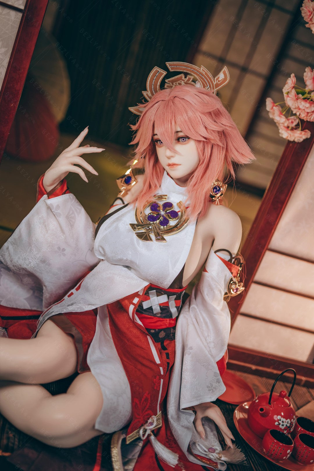 Yae Miko Sexdocka (Bezlya Doll 155cm E-kupa 2.2CF Silikon)