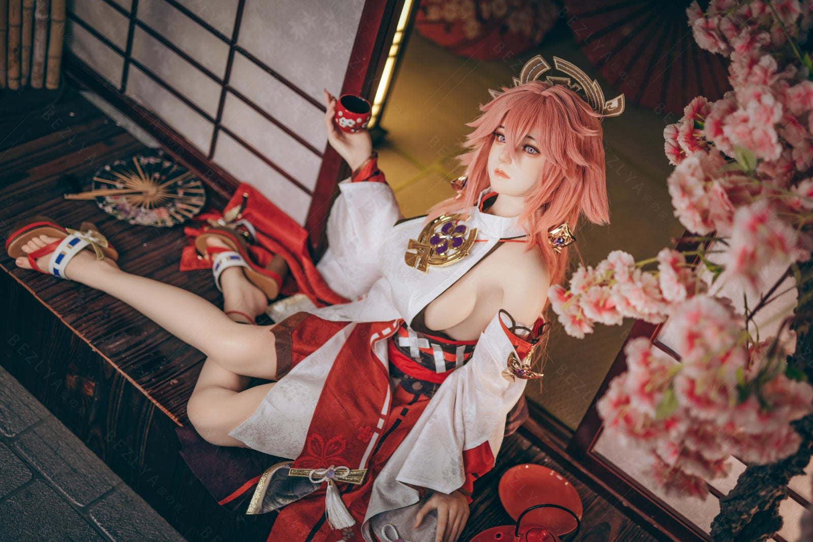 Yae Miko Sexdocka (Bezlya Doll 155cm E-kupa 2.2CF Silikon)