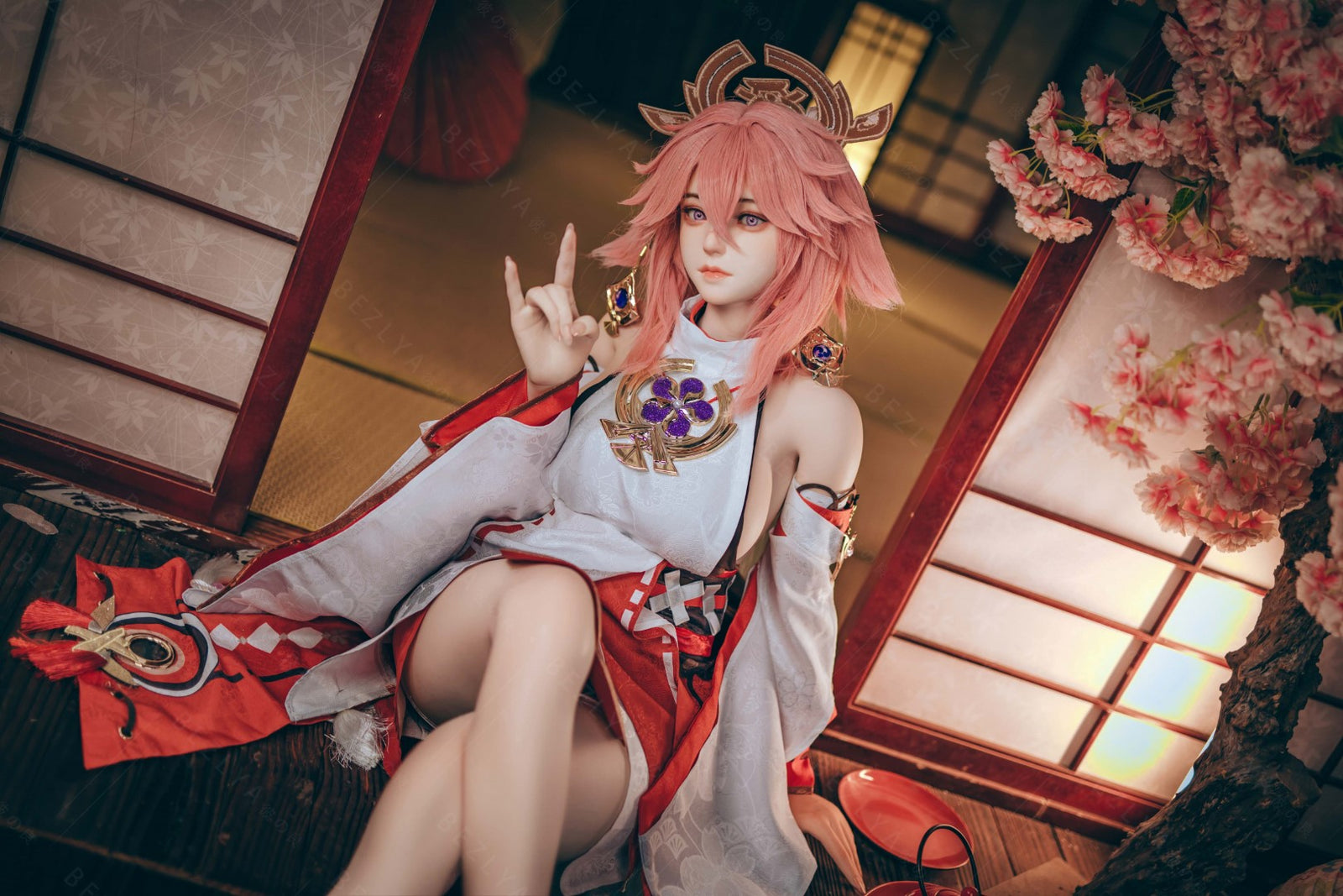 Yae Miko Sexdocka (Bezlya Doll 155cm E-kupa 2.2CF Silikon)