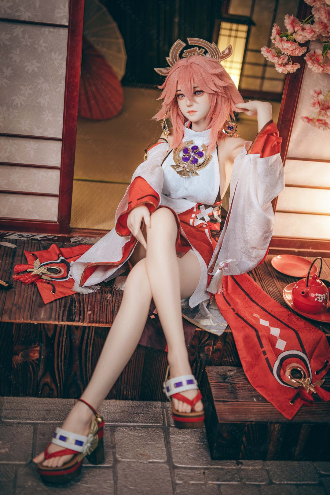 Yae Miko Sexdocka (Bezlya Doll 155cm E-kupa 2.2CF Silikon)