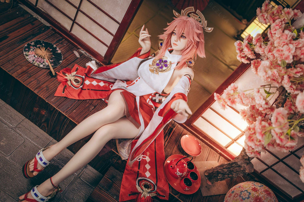 Yae Miko Sexdocka (Bezlya Doll 155cm E-kupa 2.2CF Silikon)