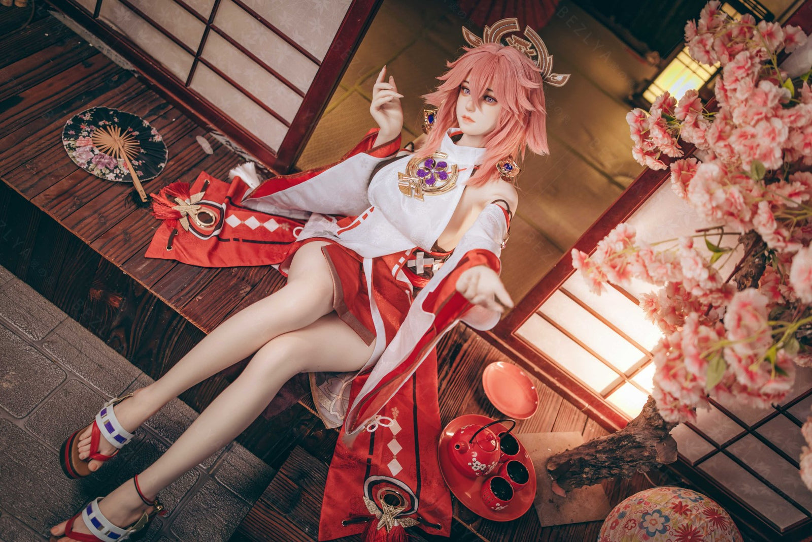 Yae Miko Sexdocka (Bezlya Doll 155cm E-kupa 2.2CF Silikon)