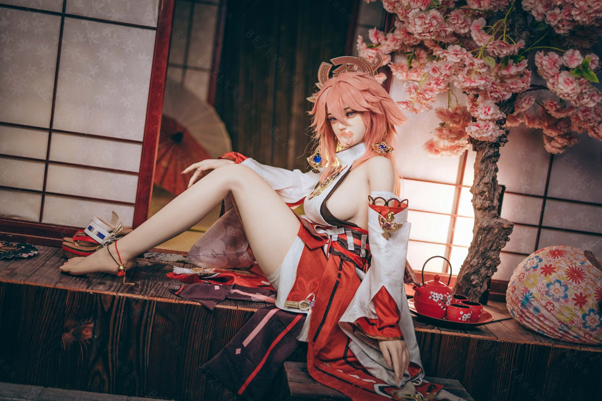 Yae Miko Sexdocka (Bezlya Doll 155cm E-kupa 2.2CF Silikon)