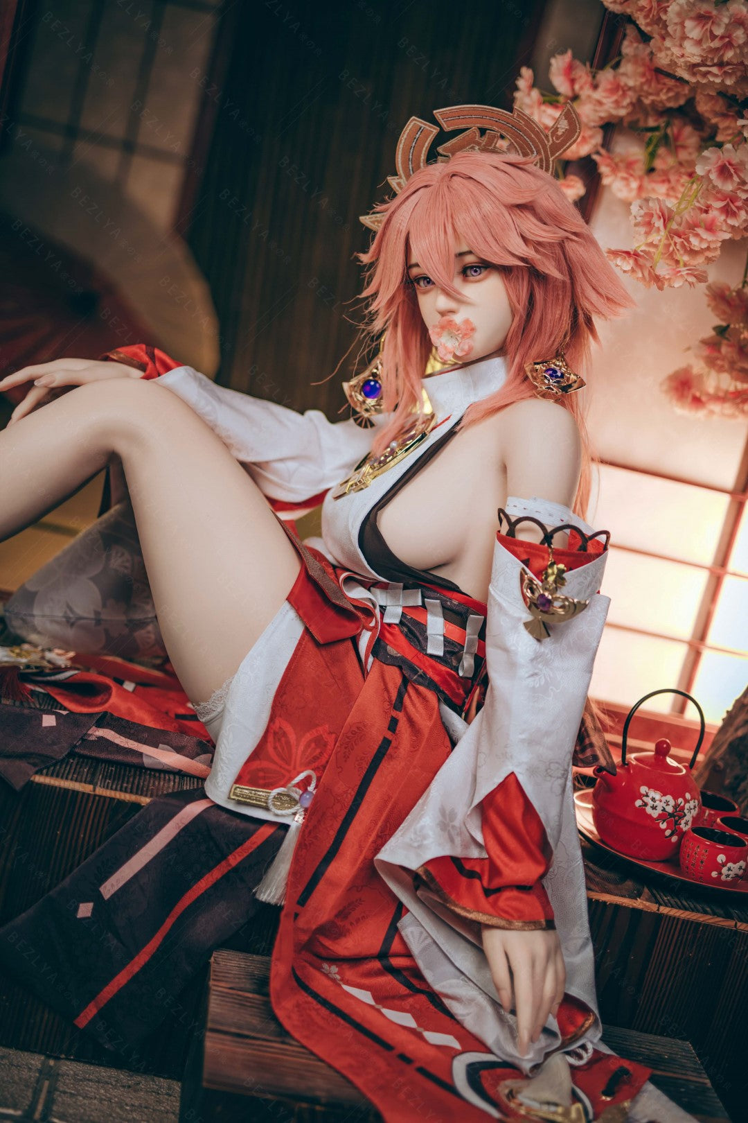 Yae Miko Sexdocka (Bezlya Doll 155cm E-kupa 2.2CF Silikon)