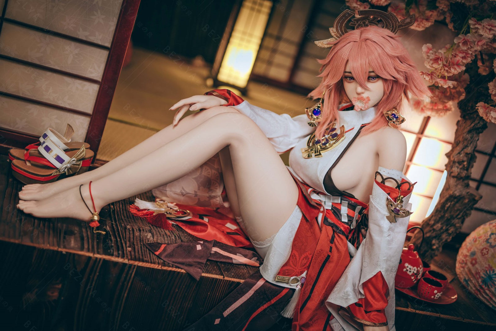 Yae Miko Sexdocka (Bezlya Doll 155cm E-kupa 2.2CF Silikon)