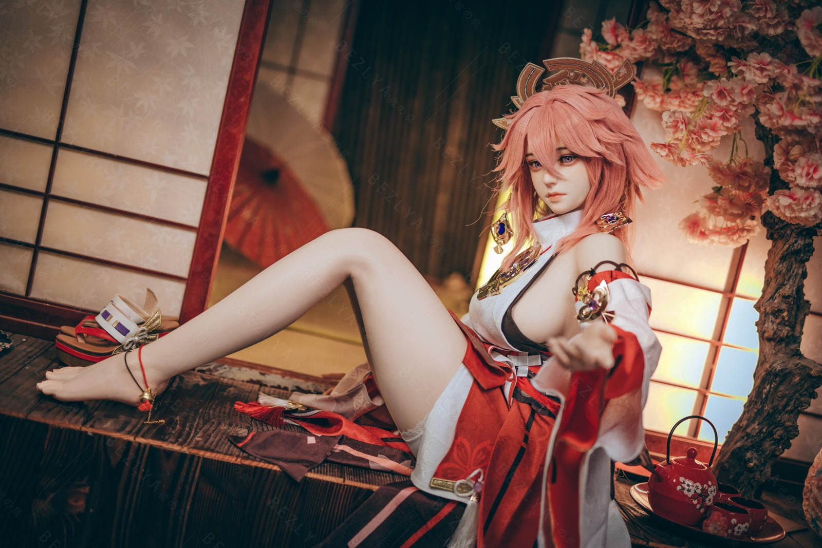 Yae Miko Sexdocka (Bezlya Doll 155cm E-kupa 2.2CF Silikon)