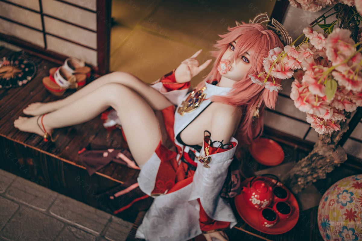 Yae Miko Sexdocka (Bezlya Doll 155cm E-kupa 2.2CF Silikon)
