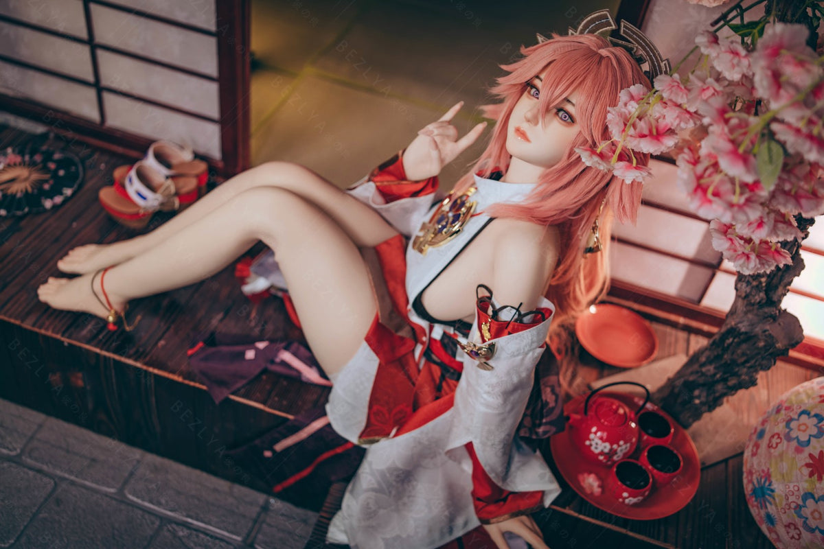 Yae Miko Sexdocka (Bezlya Doll 155cm E-kupa 2.2CF Silikon)