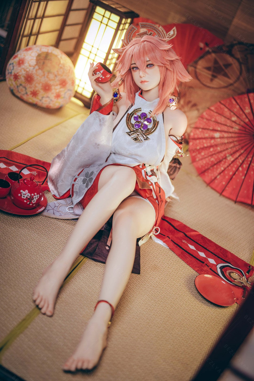 Yae Miko Sexdocka (Bezlya Doll 155cm E-kupa 2.2CF Silikon)