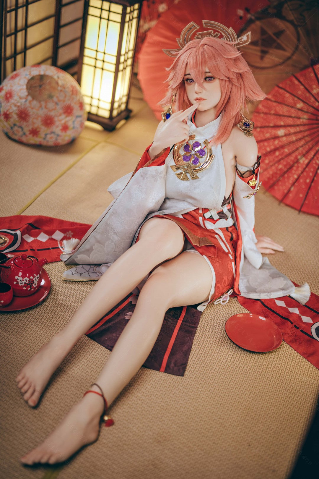 Yae Miko Sexdocka (Bezlya Doll 155cm E-kupa 2.2CF Silikon)