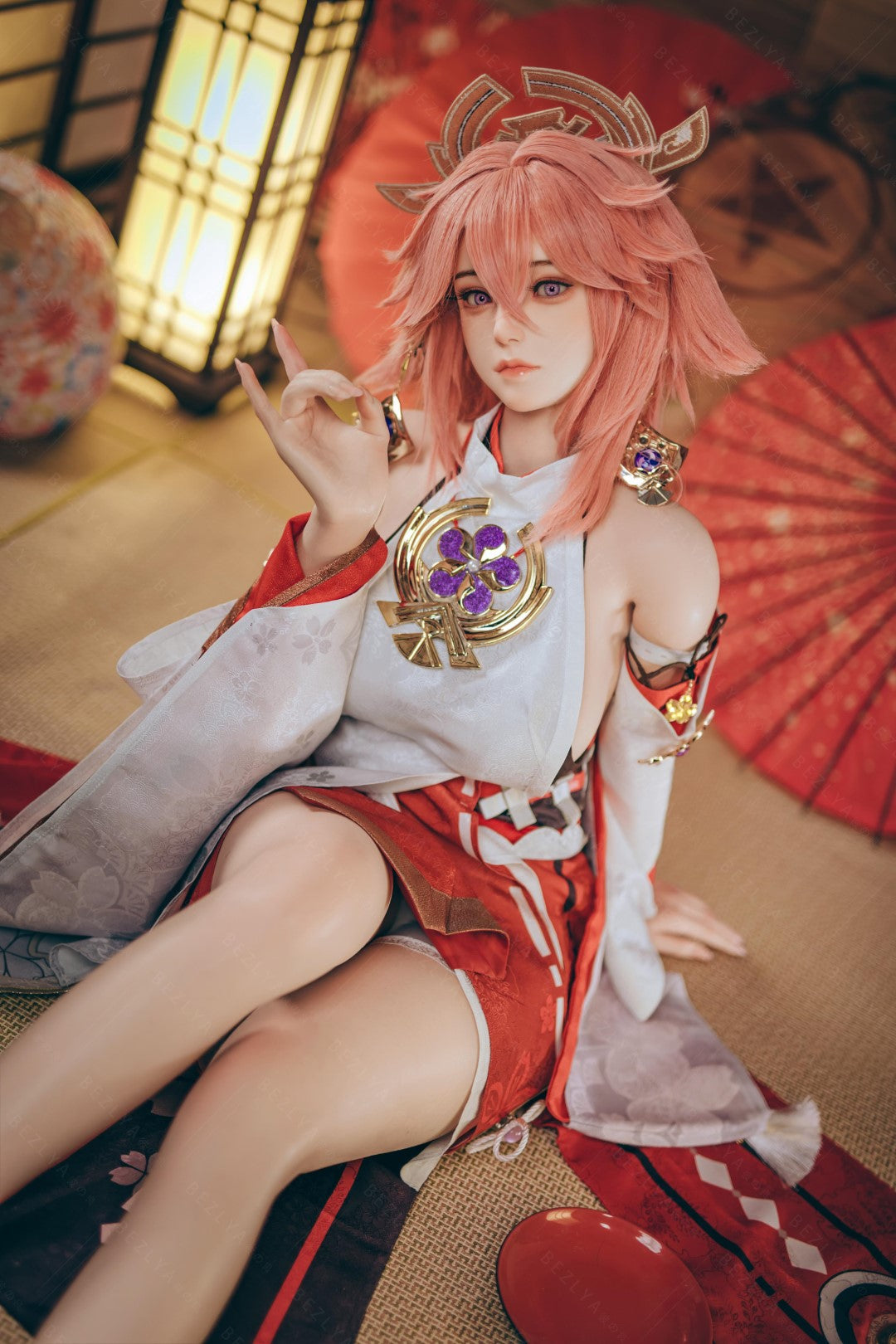 Yae Miko Sexdocka (Bezlya Doll 155cm E-kupa 2.2CF Silikon)