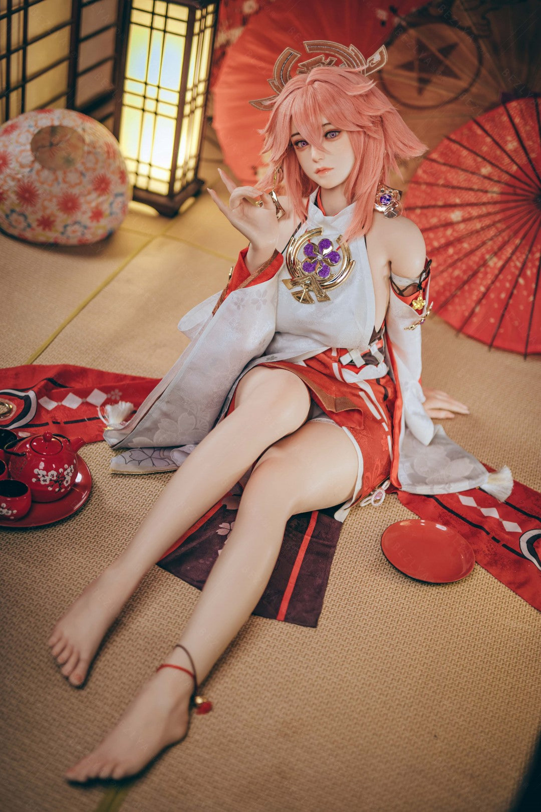 Yae Miko Sexdocka (Bezlya Doll 155cm E-kupa 2.2CF Silikon)