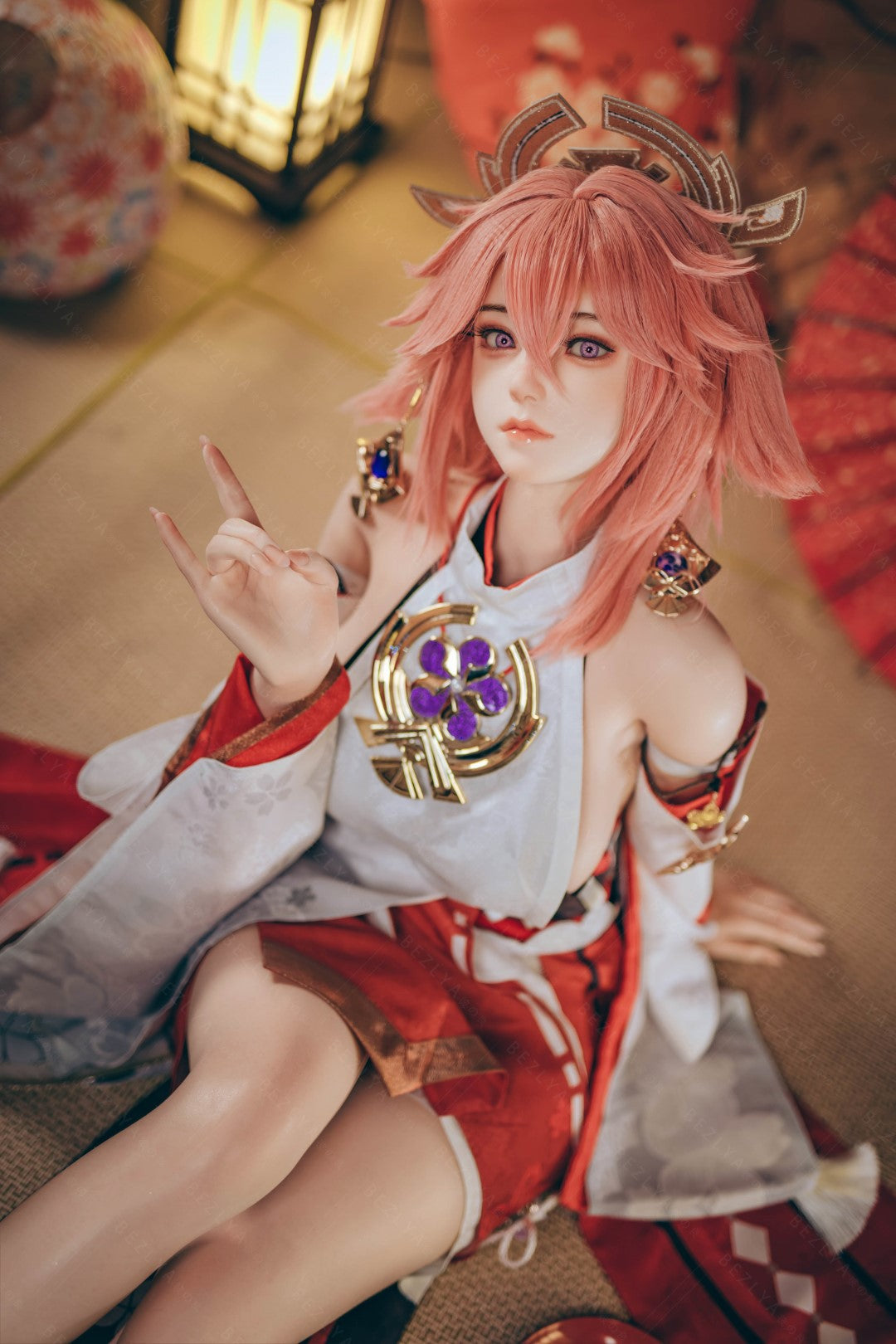 Yae Miko Sexdocka (Bezlya Doll 155cm E-kupa 2.2CF Silikon)