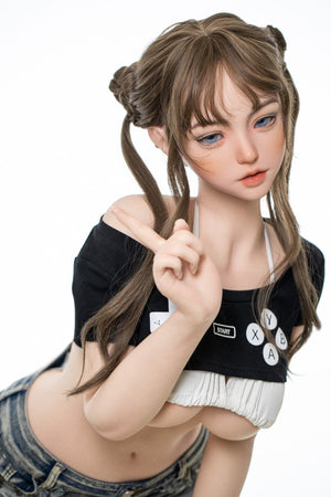 Kellokukka seksinukke (Bezlya Doll 155 cm E-cup 2.2CF silikoni)