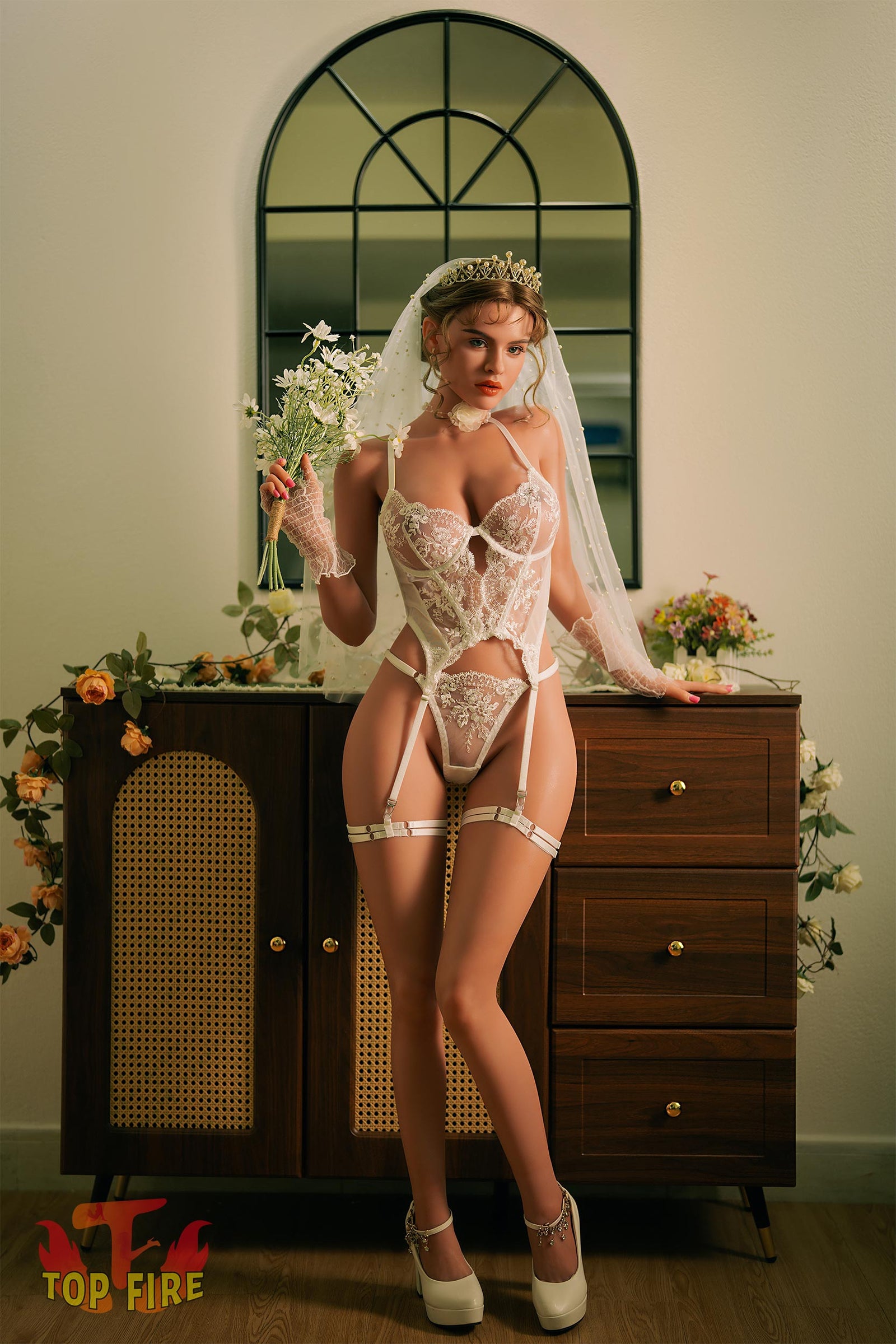 Casey Sexdocka (Top Fire Doll 158cm D-kupa T41 Silikon)