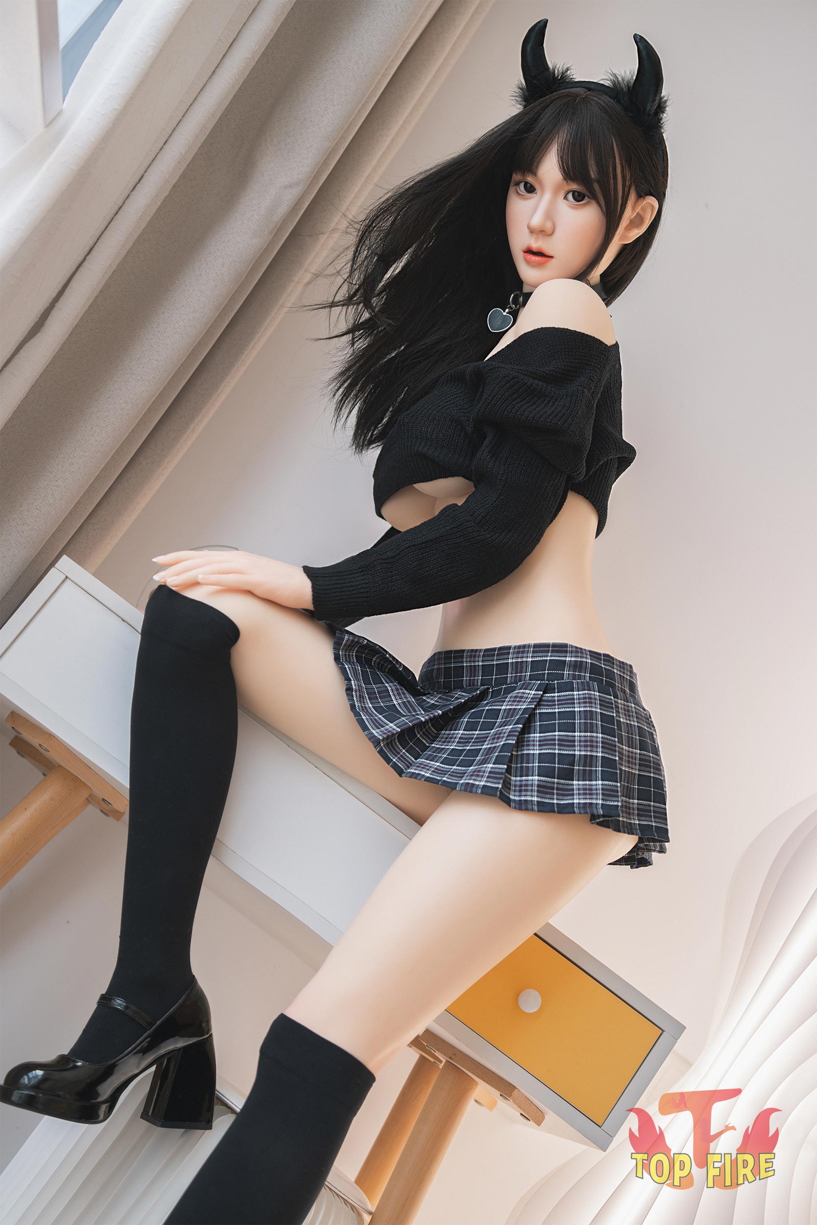 Ann Sexdocka (Top Fire Doll 158cm D-kupa T10 Silikon)