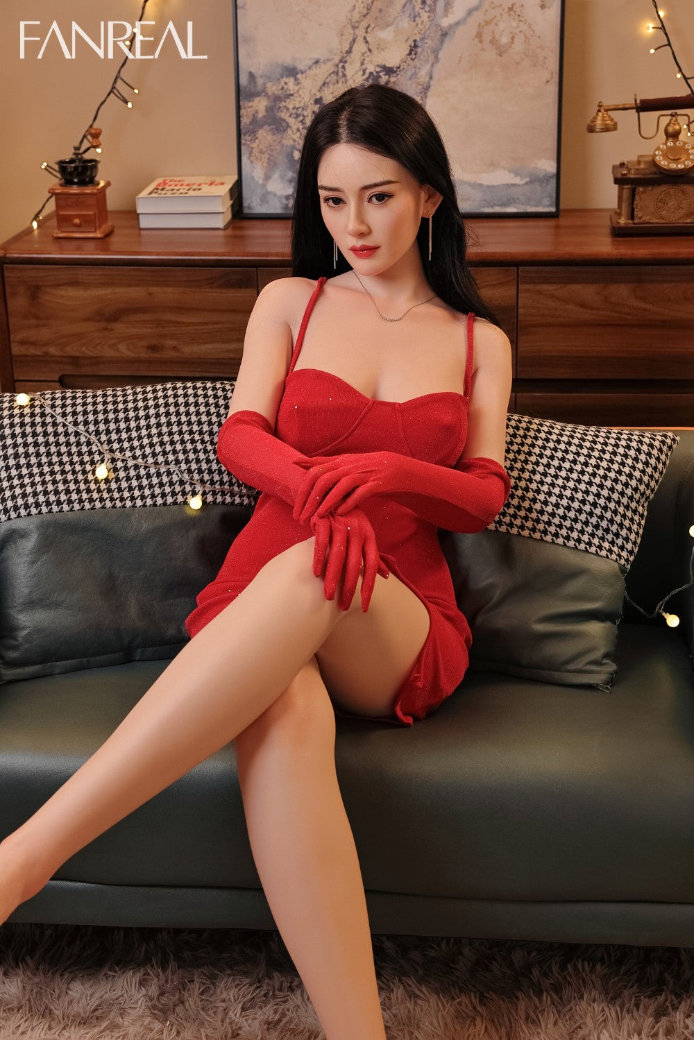 Ling seksinukke (FanReal Doll 170 cm D-cup silikoni)