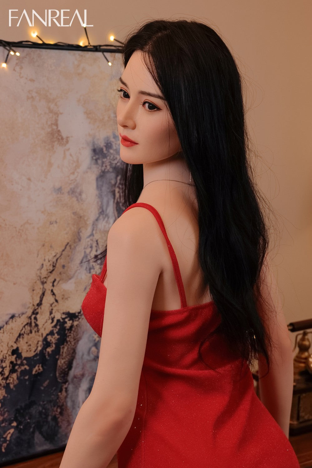 Ling seksinukke (FanReal Doll 170 cm D-cup silikoni)