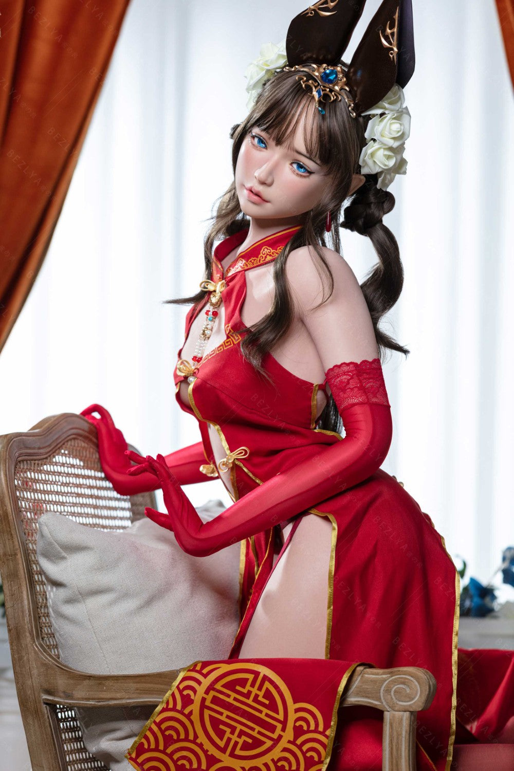 Mandraradora seksinukke (Bezlya Doll 155 cm B-cup 2.1 silikoni)