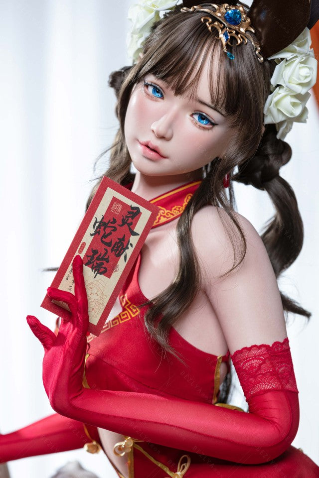 Mandraradora seksinukke (Bezlya Doll 155 cm B-cup 2.1 silikoni)