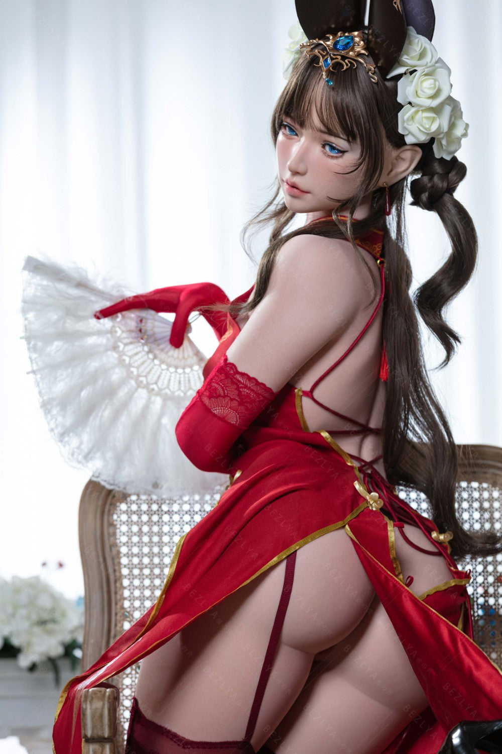 Mandraradora seksinukke (Bezlya Doll 155 cm B-cup 2.1 silikoni)