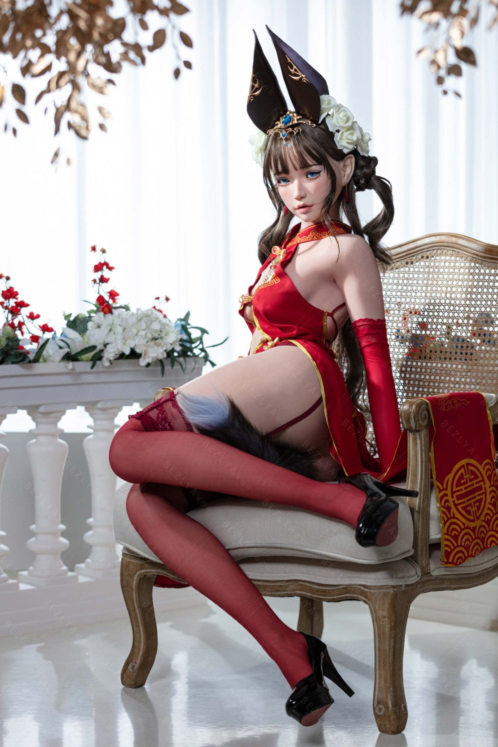 Mandraradora seksinukke (Bezlya Doll 155 cm B-cup 2.1 silikoni)