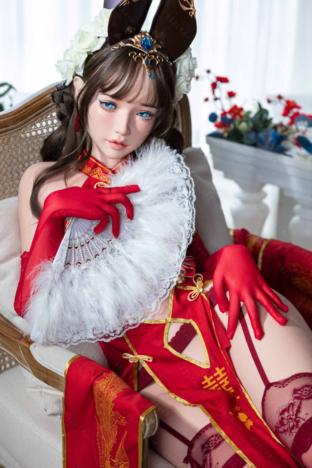 Mandraradora seksinukke (Bezlya Doll 155 cm B-cup 2.1 silikoni)