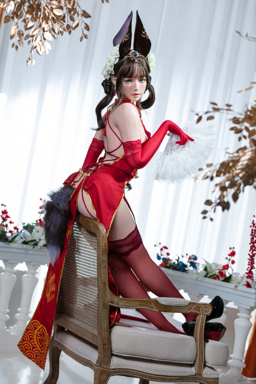 Mandraradora seksinukke (Bezlya Doll 155 cm B-cup 2.1 silikoni)