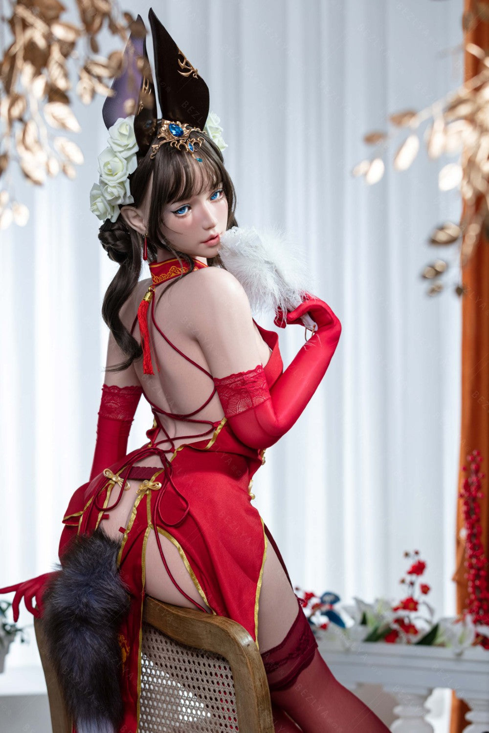 Mandraradora seksinukke (Bezlya Doll 155 cm B-cup 2.1 silikoni)