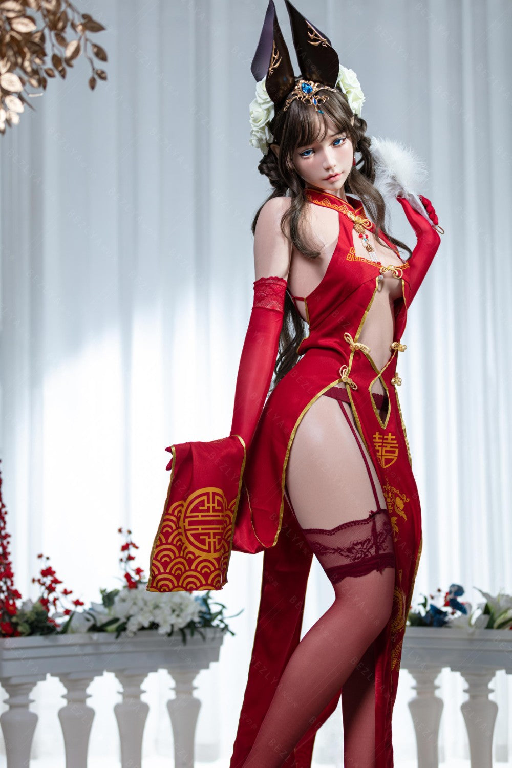 Mandraradora seksinukke (Bezlya Doll 155 cm B-cup 2.1 silikoni)