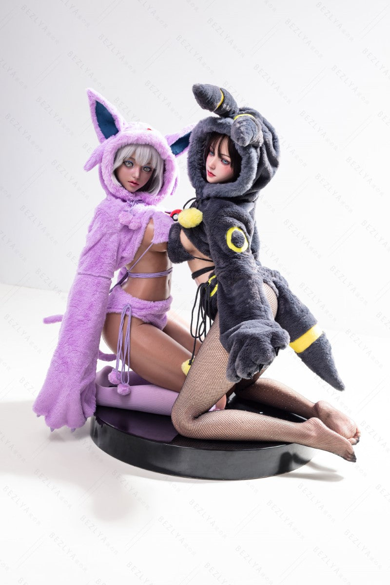 Kellokukka seksinukke (Bezlya Doll 155 cm E-cup 2.2CF silikoni)