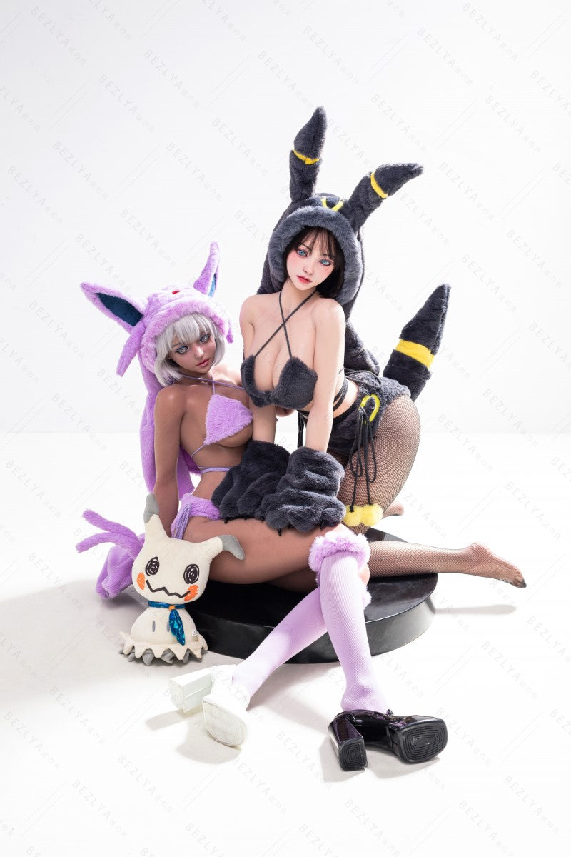 Kellokukka seksinukke (Bezlya Doll 155 cm E-cup 2.2CF silikoni)