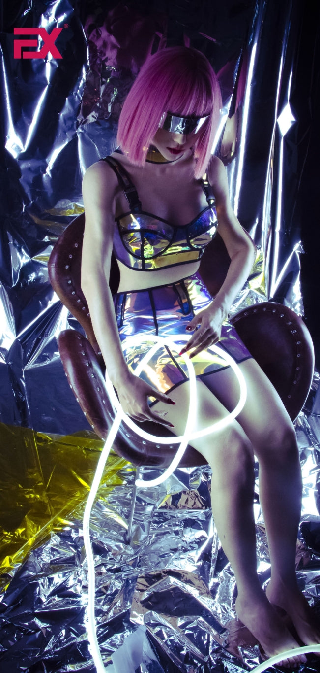 Jie CyberPunk seksinukke (EXDoll 166 cm B-cup #Exclone silikoni)