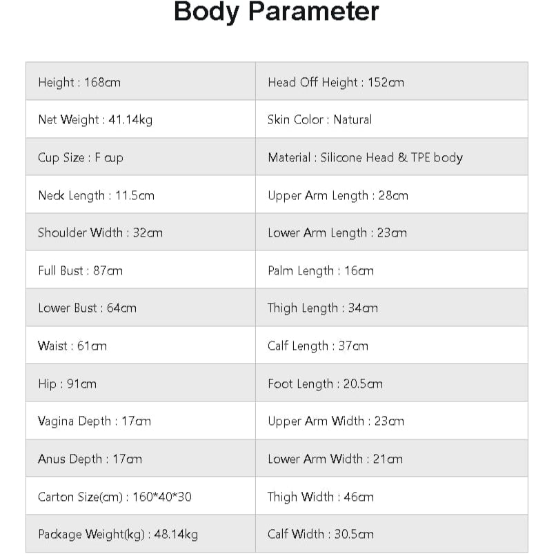 Elara-B Sex doll (LilyDoll 168cm F-cup #LD001 TPE+silicone)
