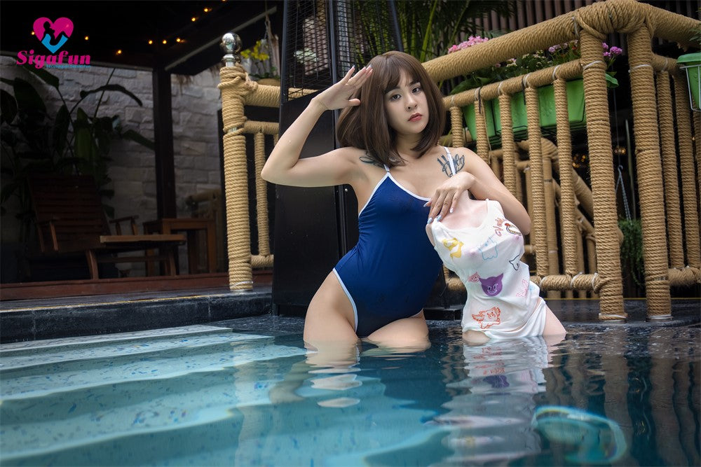 Megan Sexdocka SG-T-013 (Sigafun Kropp 45cm D-Kupa Silikon)