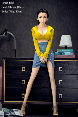 Fine sex doll (Jarli 150cm D-cup TPE+silicone)