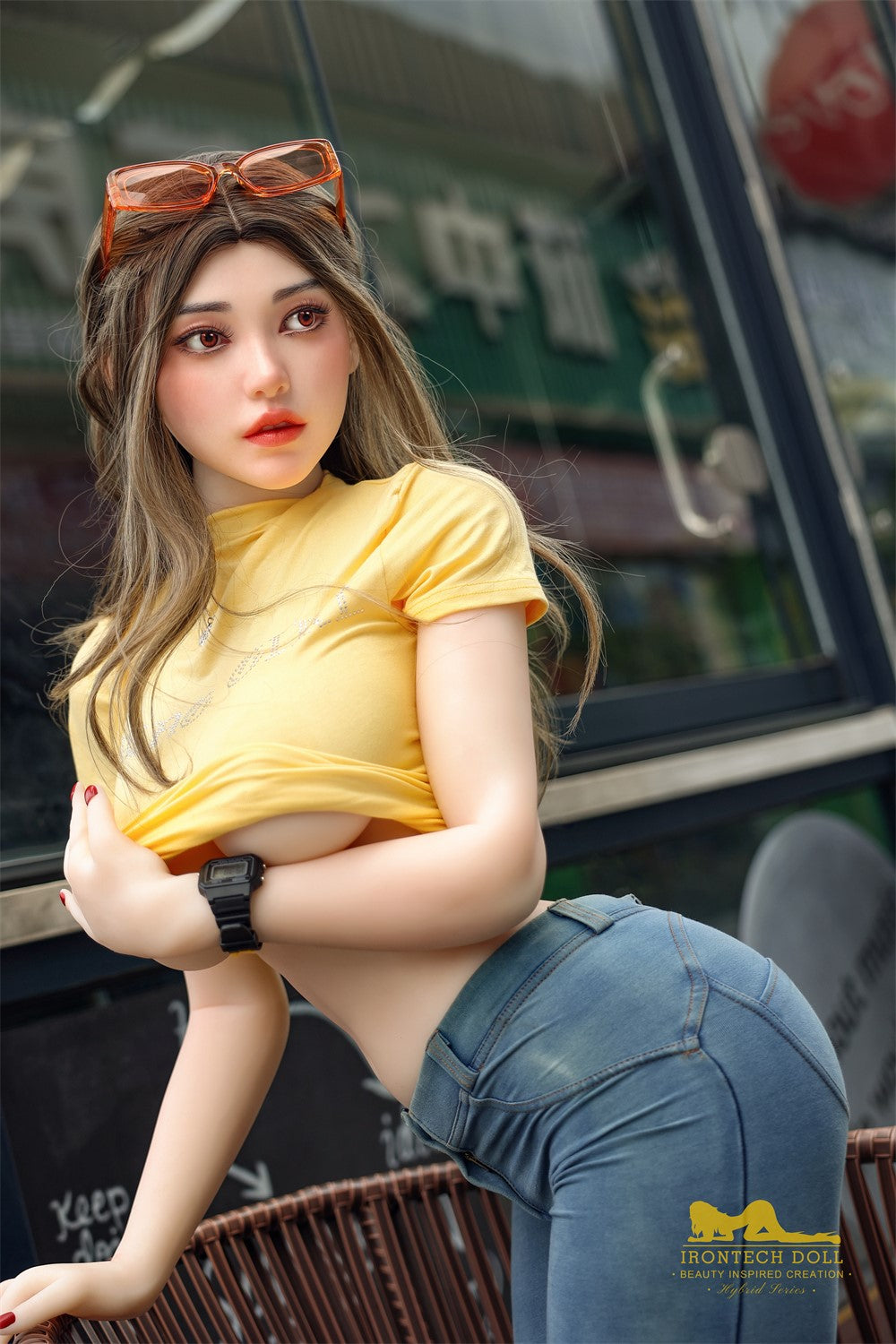 Eileen seksinukke (Irontech Doll 159 cm G-cup S40 TPE+silikoni)