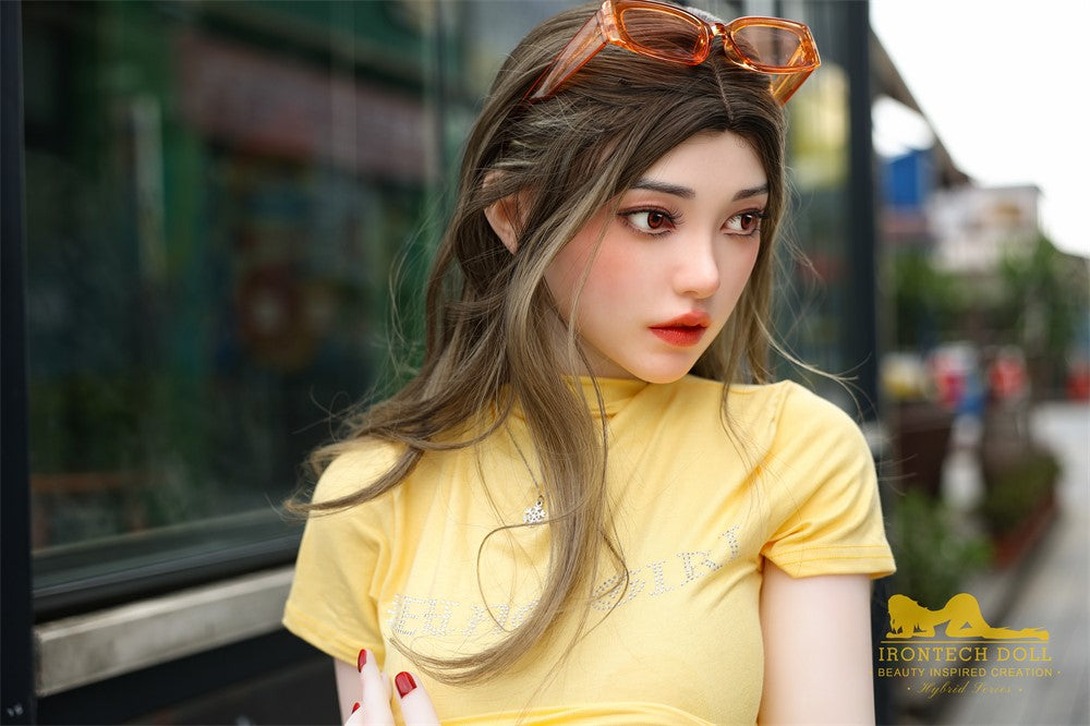 Eileen Sexdocka (Irontech Doll 159cm G-Kupa S40 TPE+Silikon)