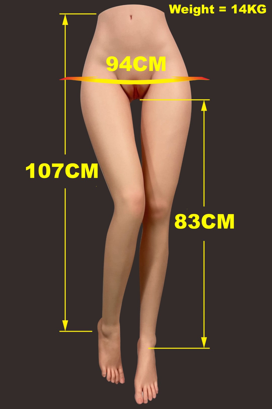 Jalat (Tayu-Doll 107cm silikoni)